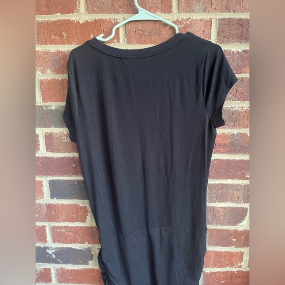 Athleta Black Topanga Ruched Dress Size Large - Picture 7 of 10